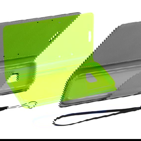 Θηκη Fancy Book - Galaxy J4 Plus (2018) - Μπλε / Lime - iThinksmart.gr