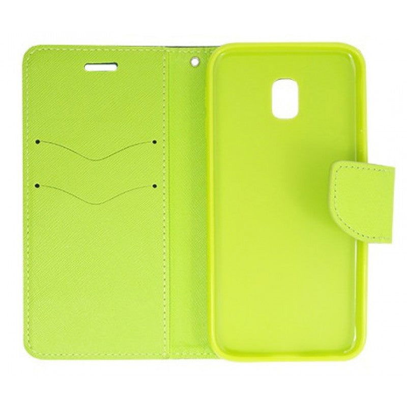 Θηκη Fancy Book - Galaxy J5 (2017) - Μπλε / Πρασινο - iThinksmart.gr