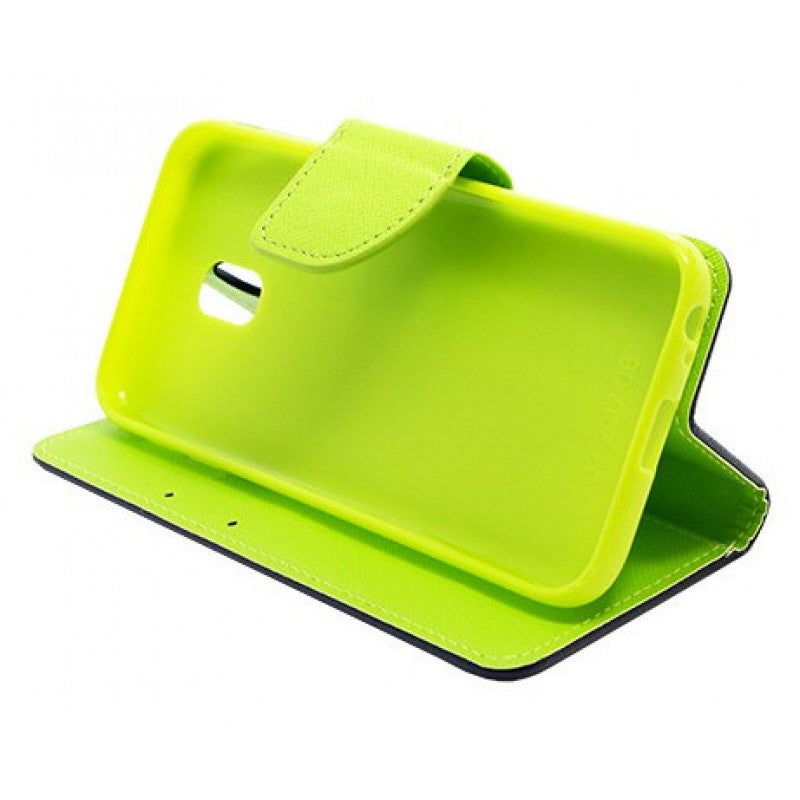 Θηκη Fancy Book - Galaxy J5 (2017) - Μπλε / Πρασινο - iThinksmart.gr