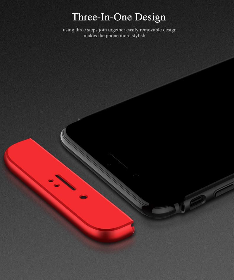 Θηκη GKK 360° Full Cover - iPhone 8 / SE 2020 - Μαυρο / Κοκκινο - iThinksmart.gr