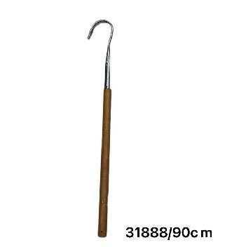 Γάντζος ψαρέματος αλουμινίου με ξύλινη λαβή - Gaff - 90cm - 31888 - iThinksmart.gr