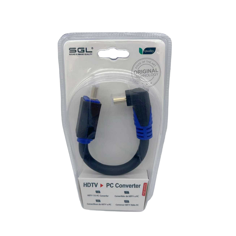 Αντάπτορας καλώδιο HDMI γωνιακό 90° - A1592F-02 - Male/Male - 098050 - iThinksmart.gr