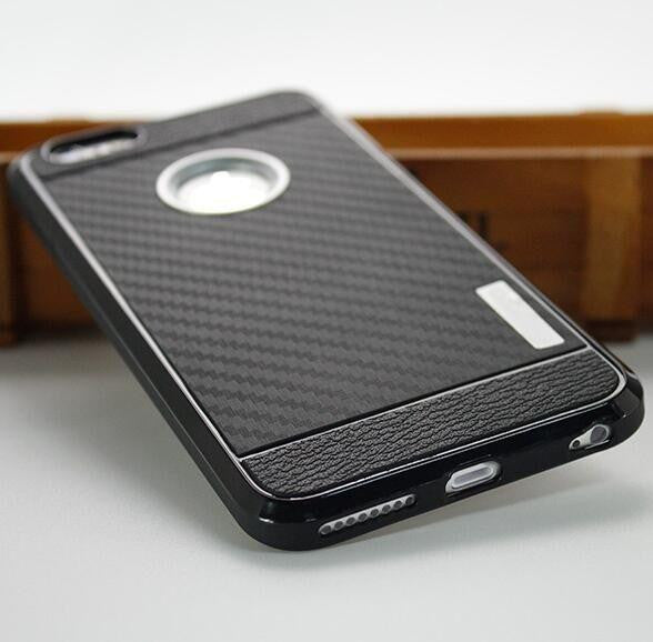 Θηκη Hybrid Armor Carbon - Μαυρο - iPhone 7 Plus / 8 Plus - iThinksmart.gr