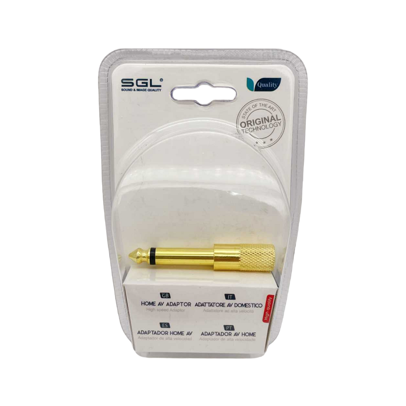 Αντάπτορας ήχου Jack 6.3mm - 1892-1 - 098258 - iThinksmart.gr