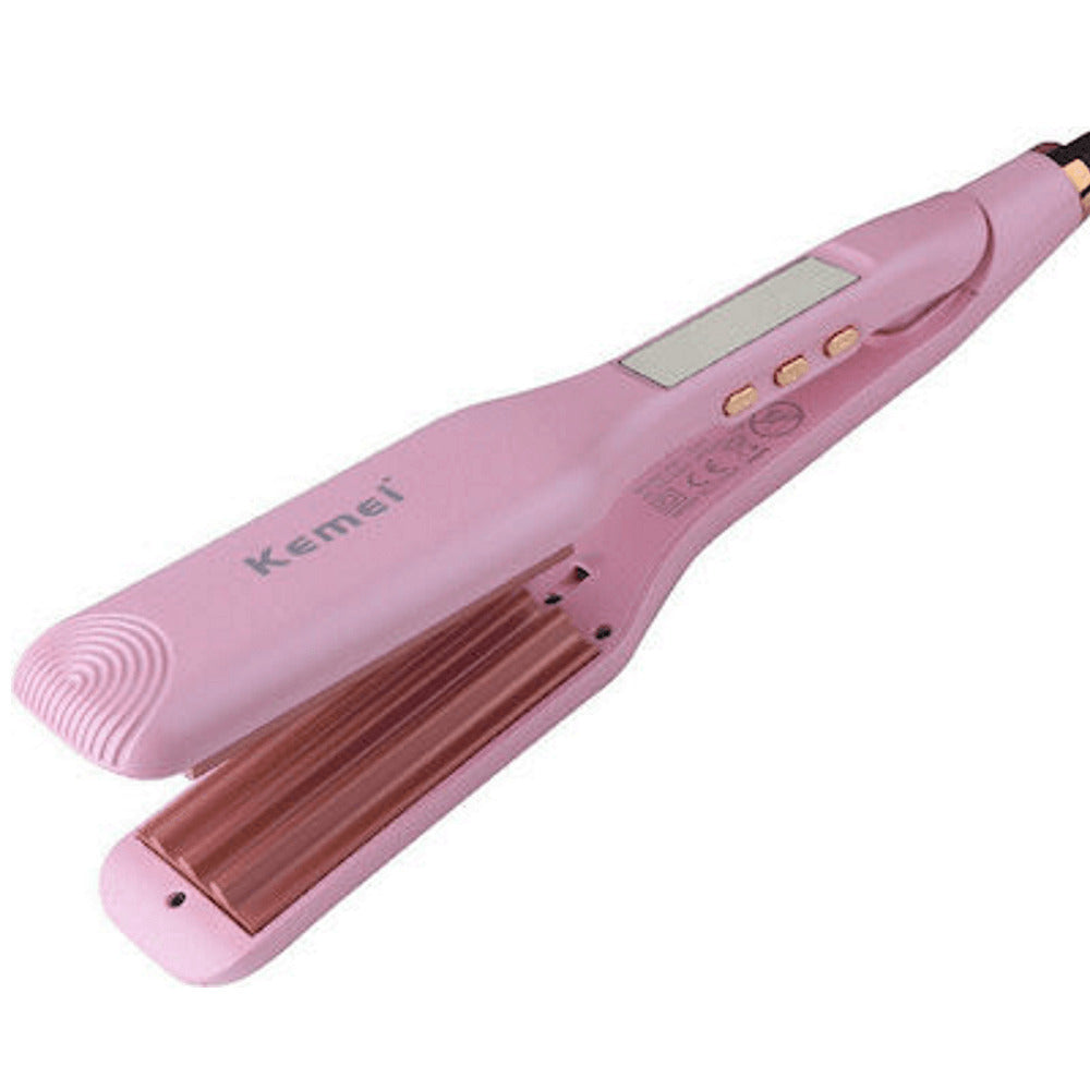 Πρέσα για κυματιστά μαλλιά - KM-1227 - Kemei - iThinksmart.gr