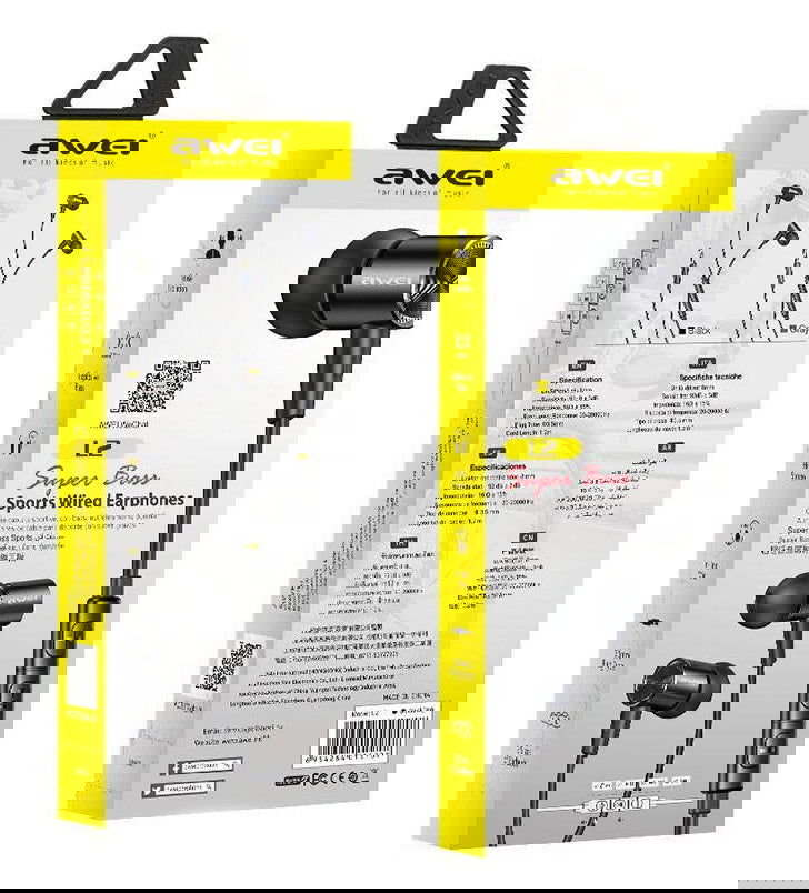 Ενσύρματα ακουστικά - L2 - AWEI - 889220 - iThinksmart.gr