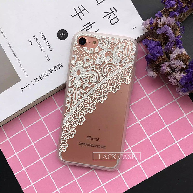Θήκη LACK® Sexy Lace Λευκο - iPhone 7 / iPhone 8 / SE 2020 - iThinksmart.gr