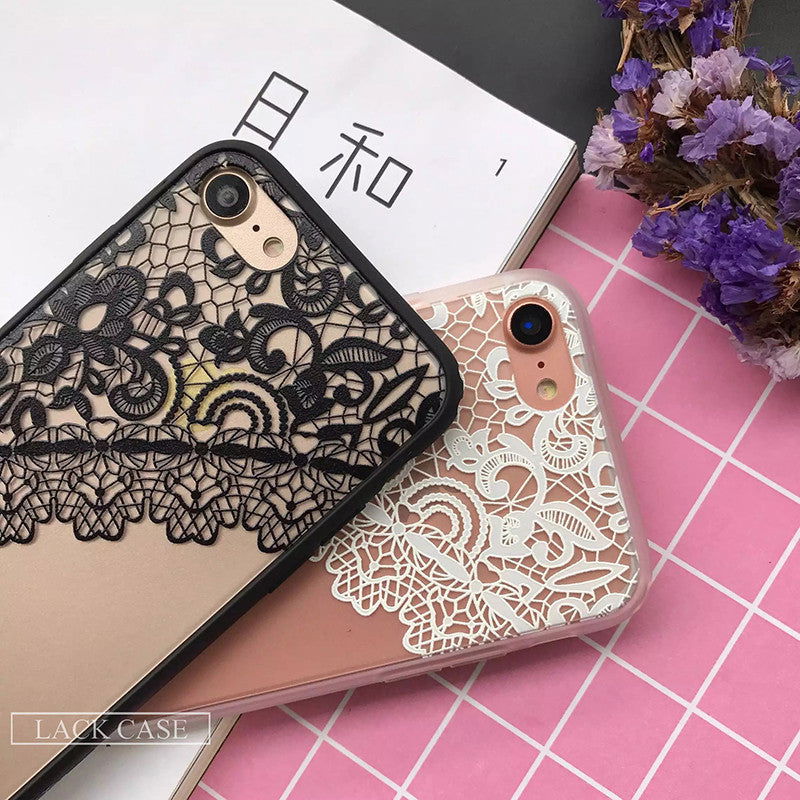 Θήκη LACK® Sexy Lace Λευκο - iPhone 7 / iPhone 8 / SE 2020 - iThinksmart.gr