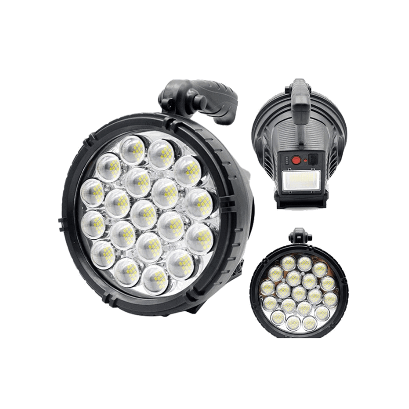 Επαναφορτιζόμενος φακός LED - 3 colors - 4.2V - W868A - 326036 - iThinksmart.gr