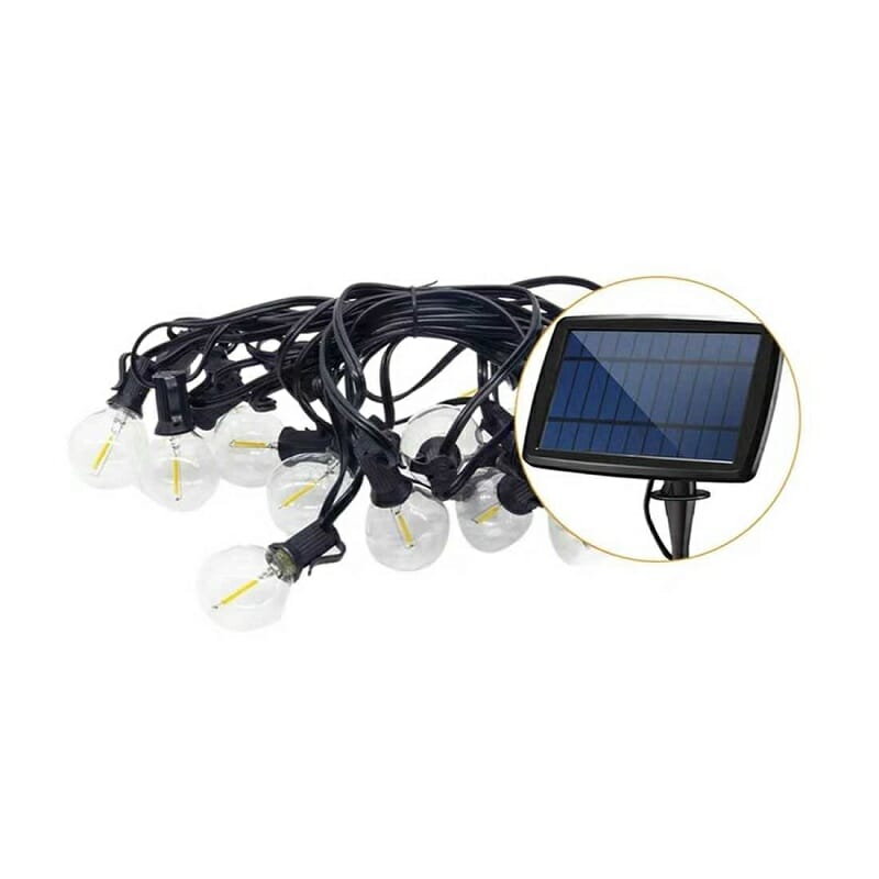 Ηλιακό σετ εξωτερικού φωτισμού LED - 5m - 182776 - iThinksmart.gr