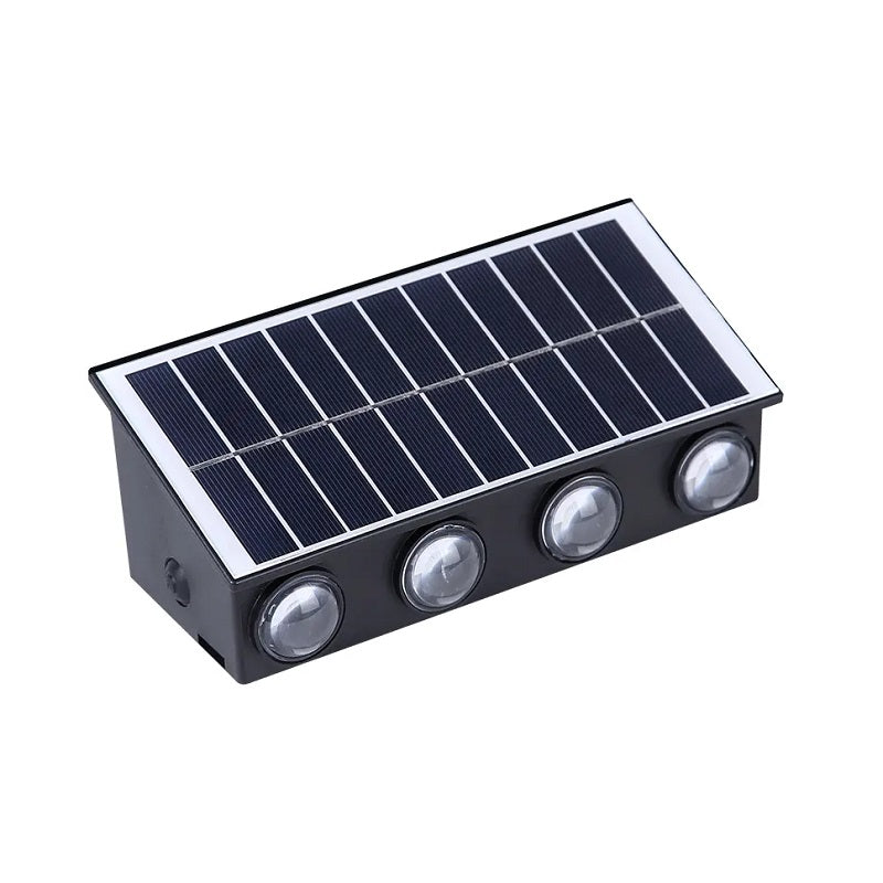 Ηλιακό φωτιστικό τοίχου LED - RGB - 8lamps - 941426 - iThinksmart.gr