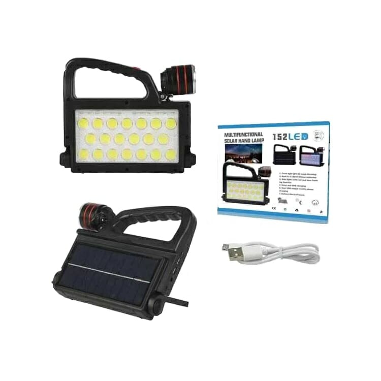 Επαναφορτιζόμενος ηλιακός φακός LED COB - XG-152 - 257309 - iThinksmart.gr