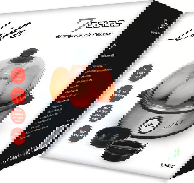 LIFE Βραστήρας Αυγών 7EGGS 7 Θέσεων 360W - Ασημί - iThinksmart.gr