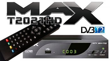 Max T2021 HD Επίγειος Αποκωδικοποιητής Ψηφιακός Δέκτης Full HD T2 - iThinksmart.gr