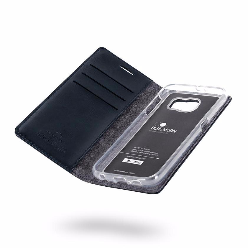 Θηκη Mercury Blue Moon Flip - Samsung Galaxy S8 Plus G955 - Σκουρο Μπλε - iThinksmart.gr