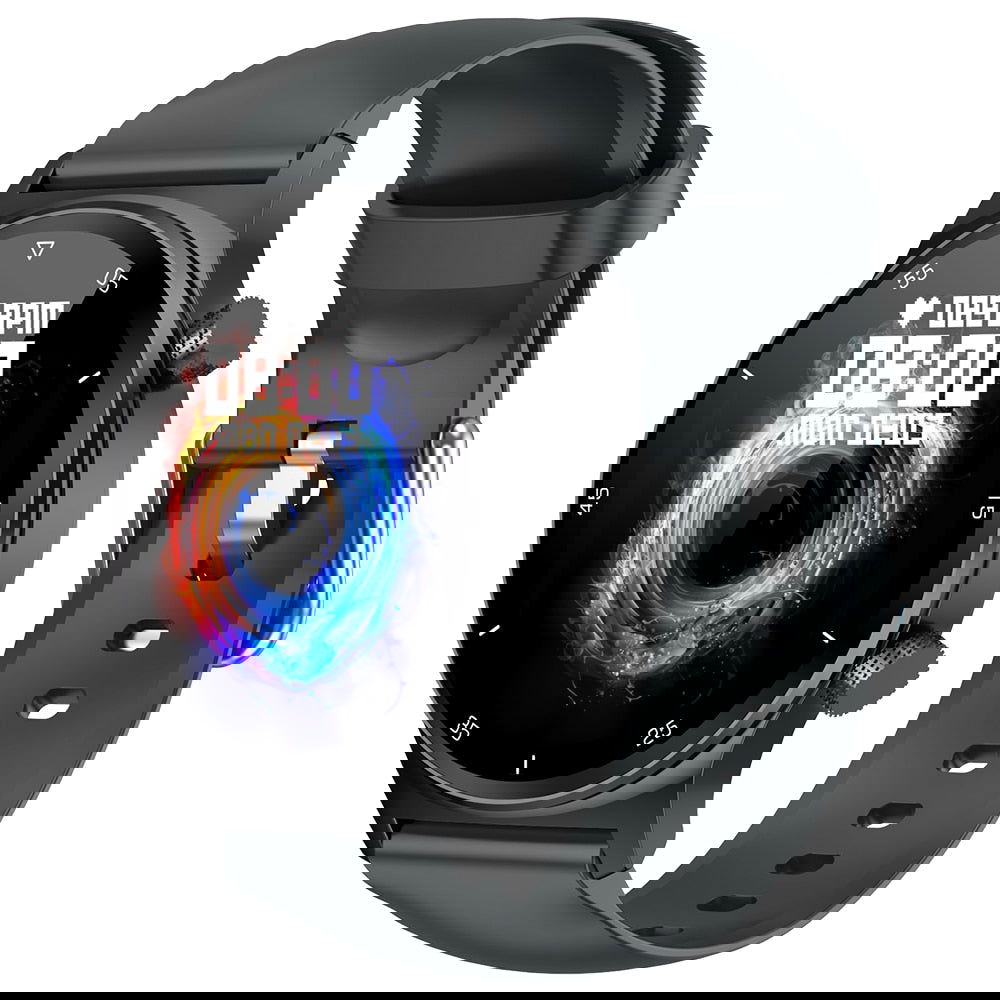 NK09 Smartwatch Στρογγυλό Με Παλμογράφο και Οξύμετρο - Μαύρο - iThinksmart.gr