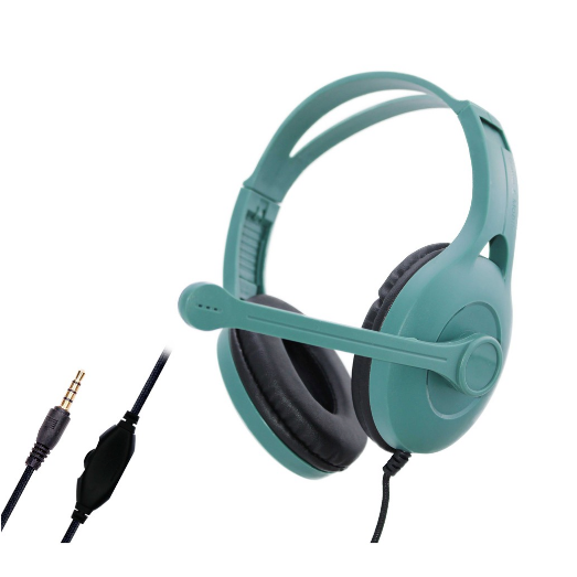 OEM Ακουστικά Κεφαλής Gaming Headset GM-038 με βύσμα 1x3.5mm - Χακί - iThinksmart.gr