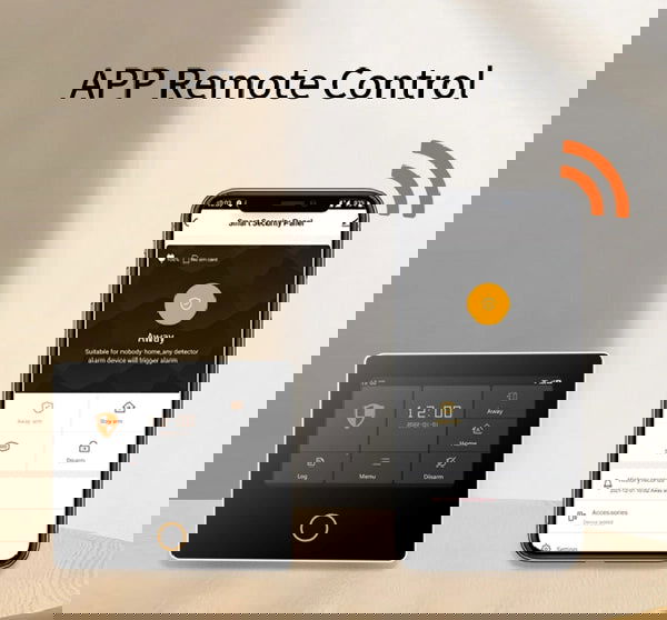 POWERTECH ασύρματο σύστημα συναγερμού PT-1125, αφής, Wi-Fi, 2G, TUYA - iThinksmart.gr