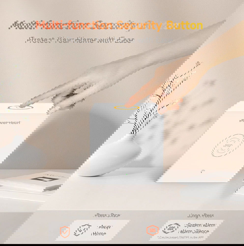 POWERTECH smart ασύρματο σύστημα συναγερμού PT-1285, RFID, WiFi, TUYA - iThinksmart.gr