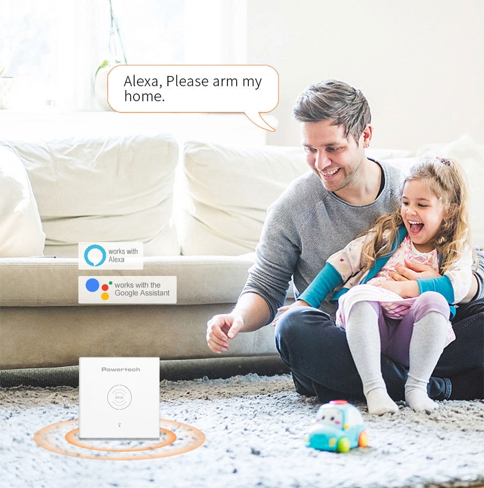 POWERTECH smart ασύρματο σύστημα συναγερμού PT-1285, RFID, WiFi, TUYA - iThinksmart.gr