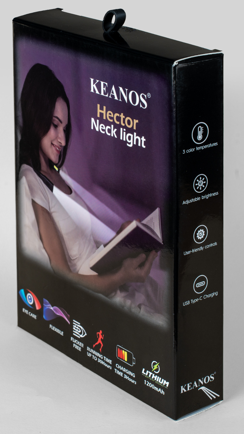Φακός Λαιμού Keanos® Hector Neck Light + Desk Lamp - iThinksmart.gr