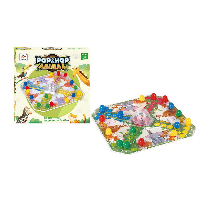Επιτραπέζιο παιχνίδι Pop&Hop - Animals - JF378-98 - 310374 - iThinksmart.gr