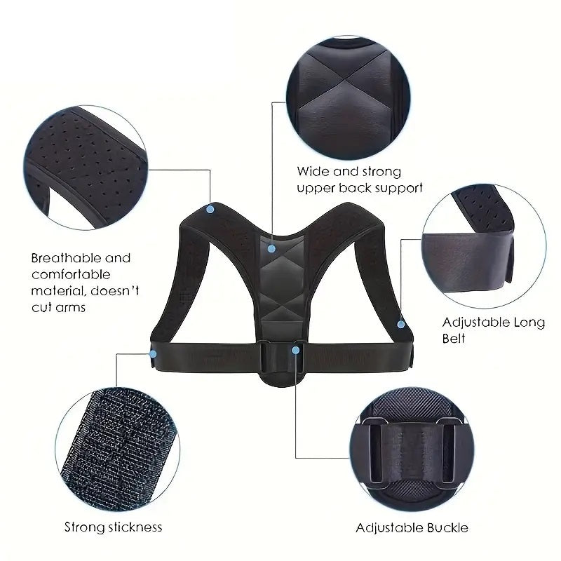 Ζώνη-ορθοστάτης πλάτης - Posture Correction Belt - 521005 - iThinksmart.gr