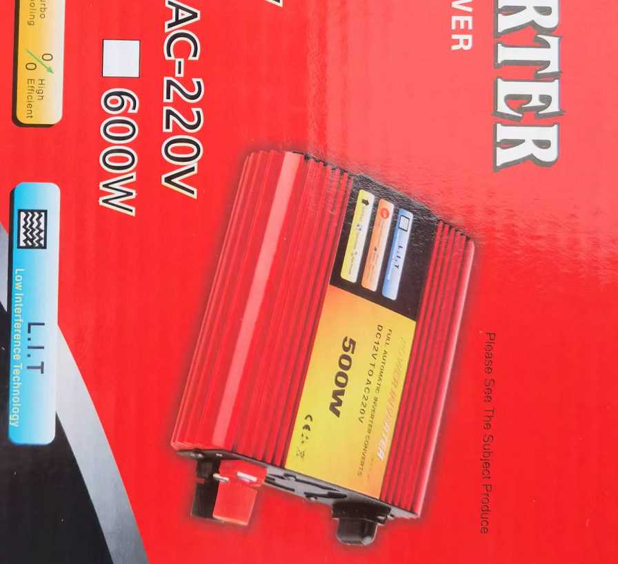Power Inverter - Μονοφασικό - 500W - 12V - 602137 - iThinksmart.gr