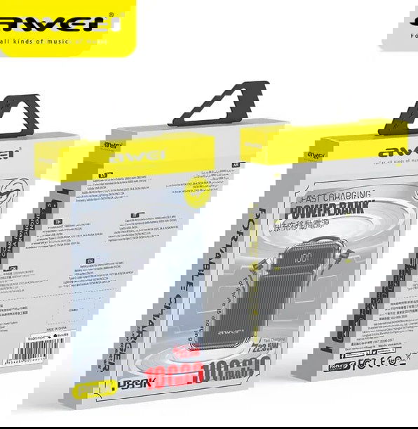 Powerbank - P89K - 10.000mah - AWEI - 007665 - Black - iThinksmart.gr