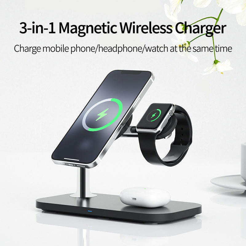 Ασύρματος Φορτιστής (Qi Pad) 15W Power Delivery / Quick Charge 3.0 Μαύρος (OJD-85) - iThinksmart.gr
