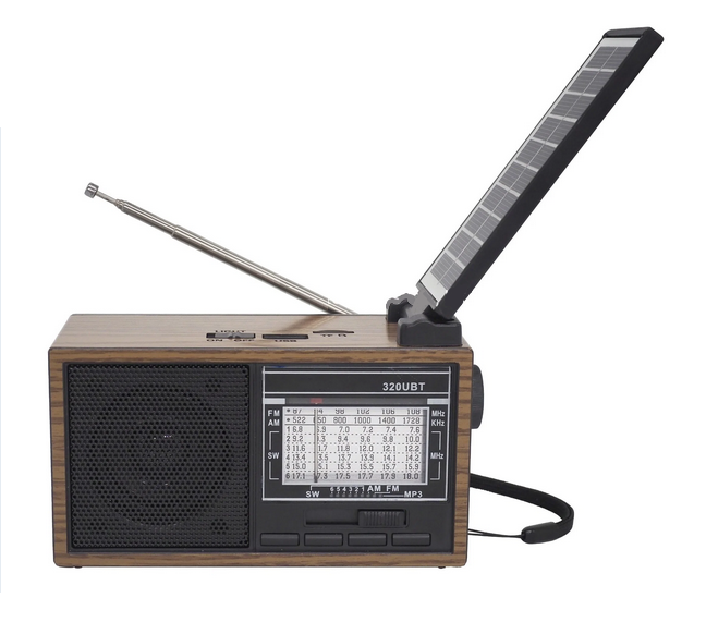 Επαναφορτιζόμενο ραδιόφωνο με ηλιακό πάνελ – RD321UBT-S - 803216 - iThinksmart.gr