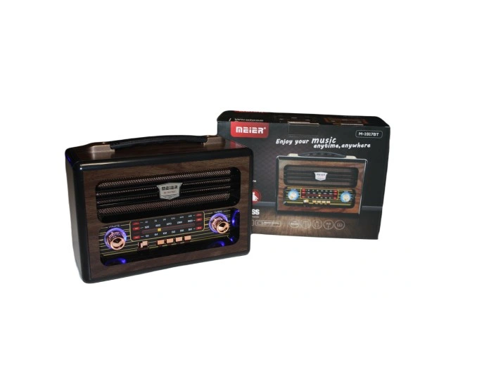 Επαναφορτιζόμενο ραδιόφωνο Retro - M-1917-BT - 119176 - iThinksmart.gr