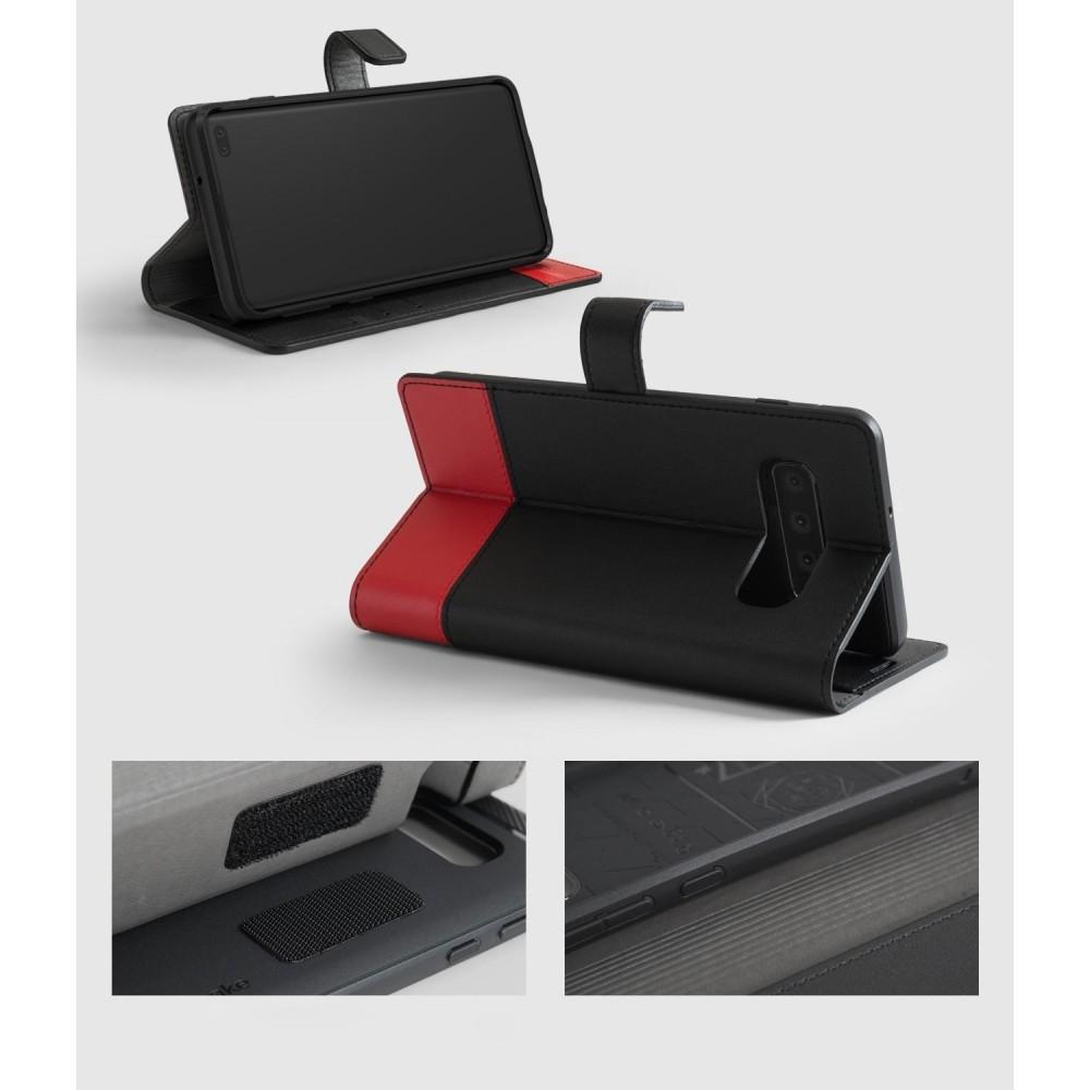 Θηκη Ringke Wallet - Samsung Galaxy S10 Plus - Navy / Brown - iThinksmart.gr