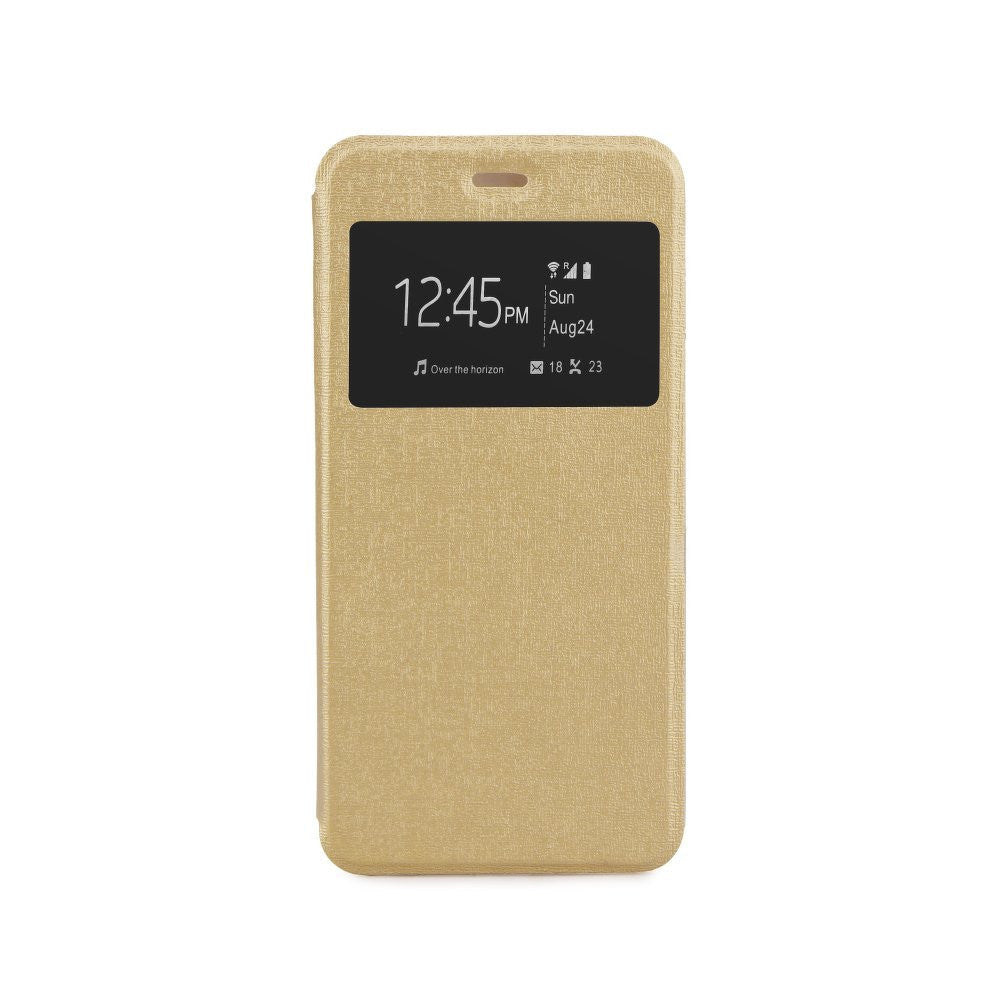 Θηκη S-View - Samsung Galaxy S7 (G930) - Χρυσο - iThinksmart.gr