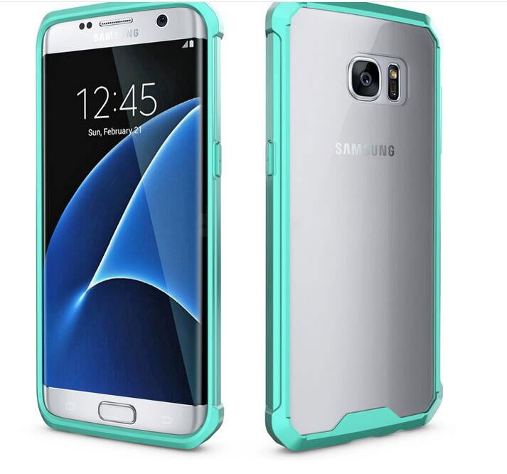 Θηκη Shockproof TPU - Samsung Galaxy S7 Edge - Τιρκουαζ - iThinksmart.gr