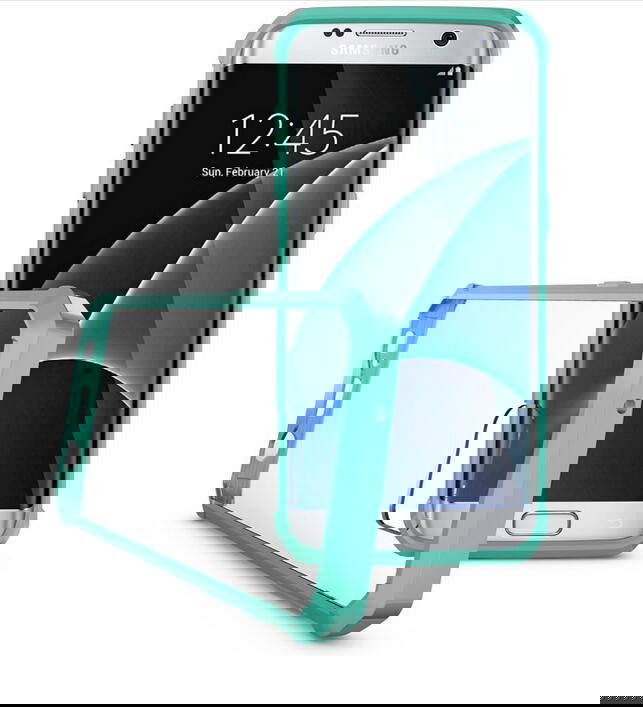 Θηκη Shockproof TPU - Samsung Galaxy S7 Edge - Τιρκουαζ - iThinksmart.gr