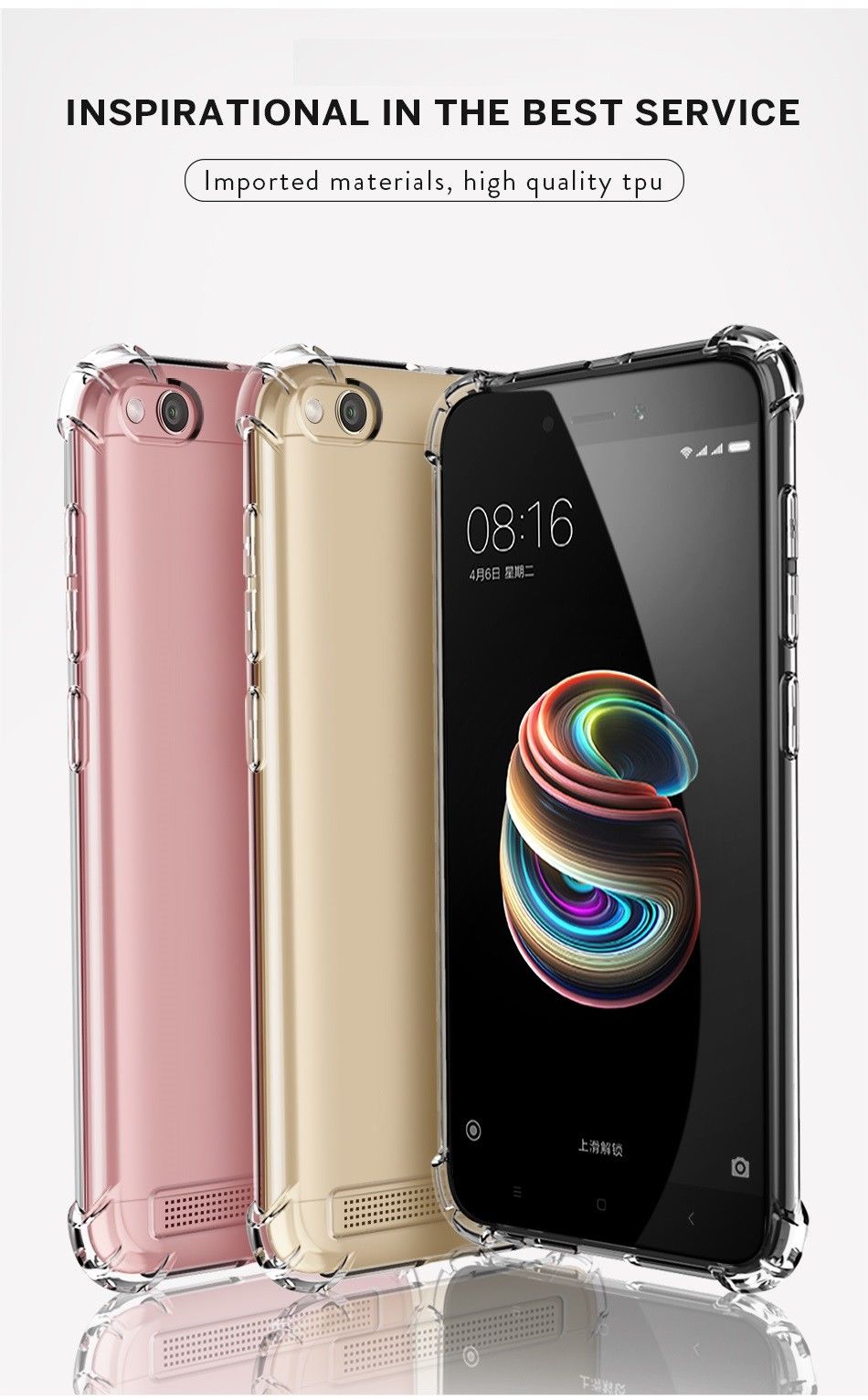 Θηκη Shockproof TPU - Xiaomi Redmi 5A - Διαφανο - iThinksmart.gr