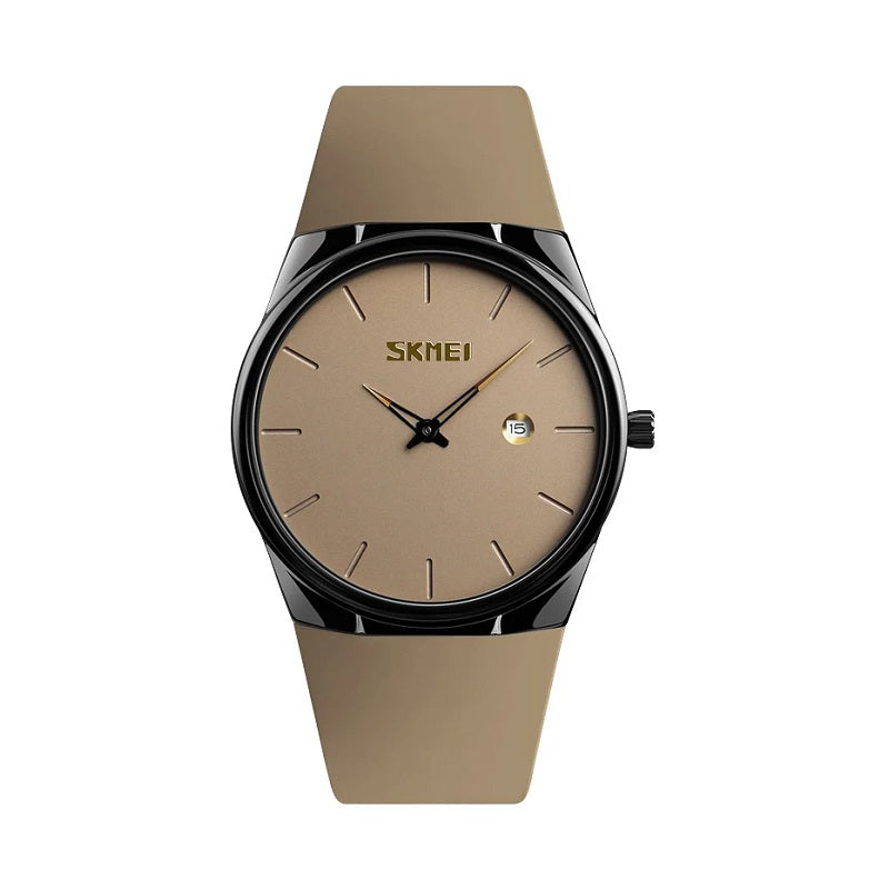 Αναλογικό ρολόι χειρός – Skmei - 1509 - Beige - iThinksmart.gr