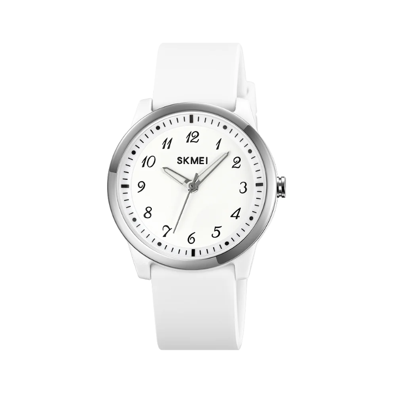 Αναλογικό ρολόι χειρός – Skmei - 2008 - White/Silver - iThinksmart.gr