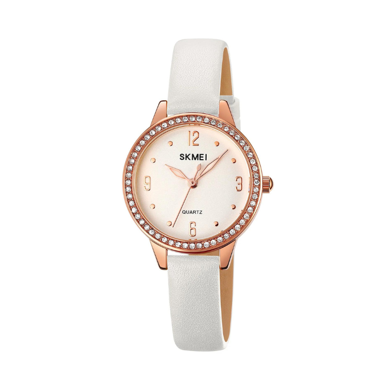 Αναλογικό ρολόι χειρός – Skmei - 2027 - White - iThinksmart.gr