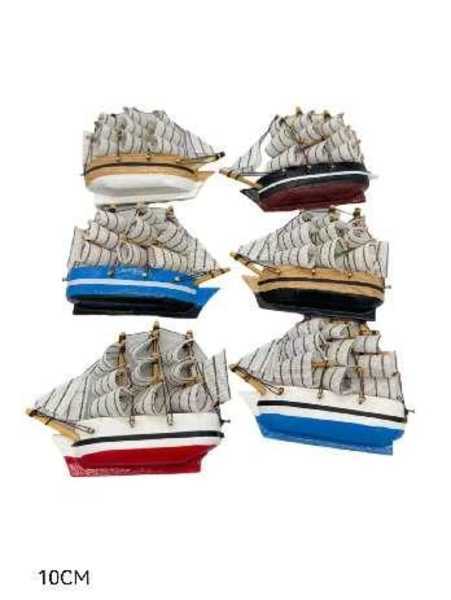 Διακοσμητικό Souvenir μαγνητάκι - Καραβάκι ιστιοφόρο - 008 - 921539 - iThinksmart.gr