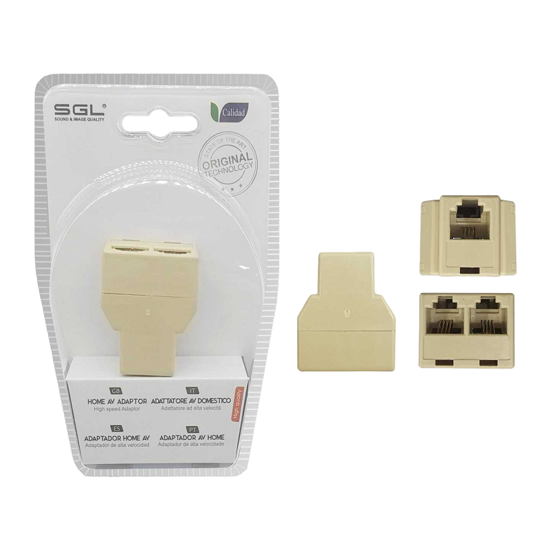 Διακλαδωτής τηλεφωνικης γραμμής - Splitter - 2Way - 1770-1 - 098579 - iThinksmart.gr