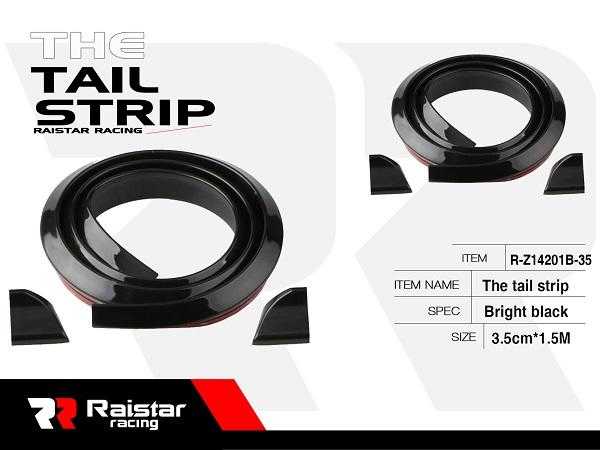 Αυτοκόλλητη αεροτομή Spoiler αυτοκινήτου - R-Z14202-B - 140112 - iThinksmart.gr