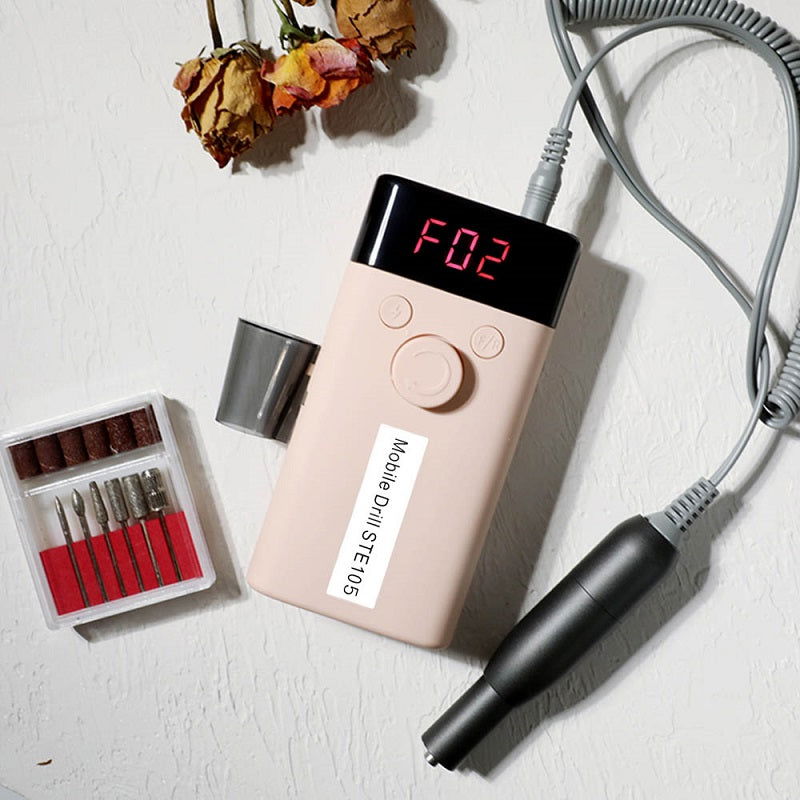 Ηλεκτρικός τροχός μανικιούρ-πεντικιούρ - TGR-106 - 631071 - Pink - iThinksmart.gr