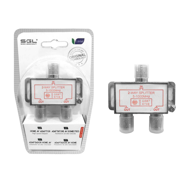 Διακλαδωτής σύνδεσης κεραίας TV - 2Way Splitter - 1801 - 098494 - iThinksmart.gr