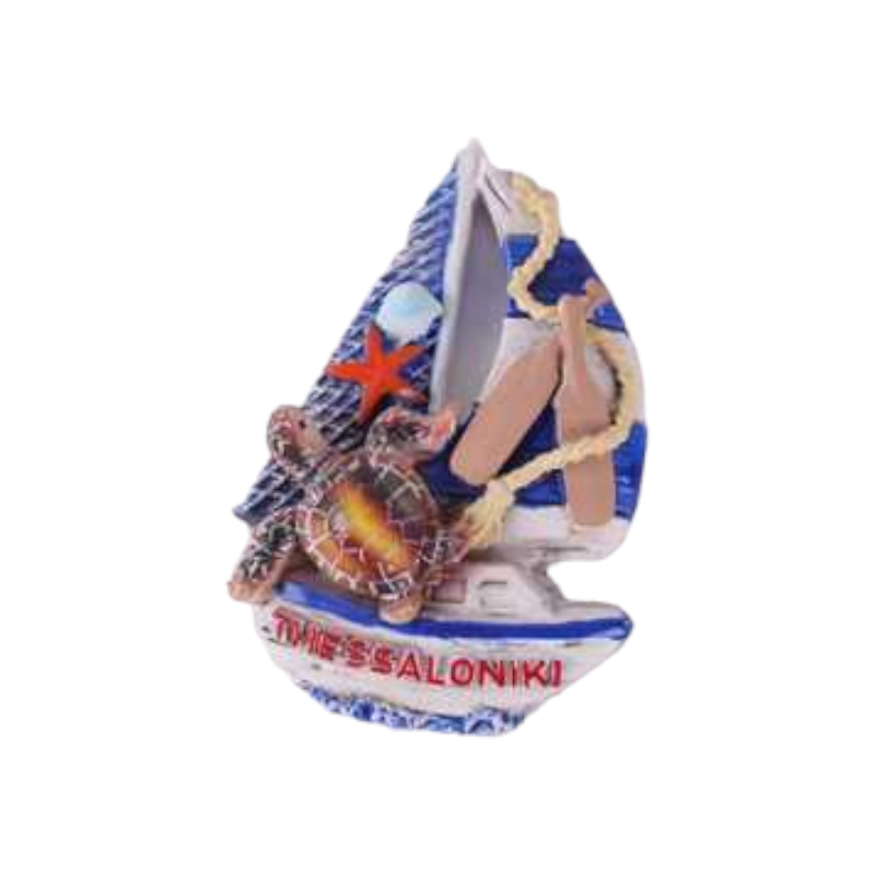 Tουριστικό μαγνητάκι Souvenir - Σετ 12pcs - Resin Magnet - Thessaloniki - 678401 - iThinksmart.gr