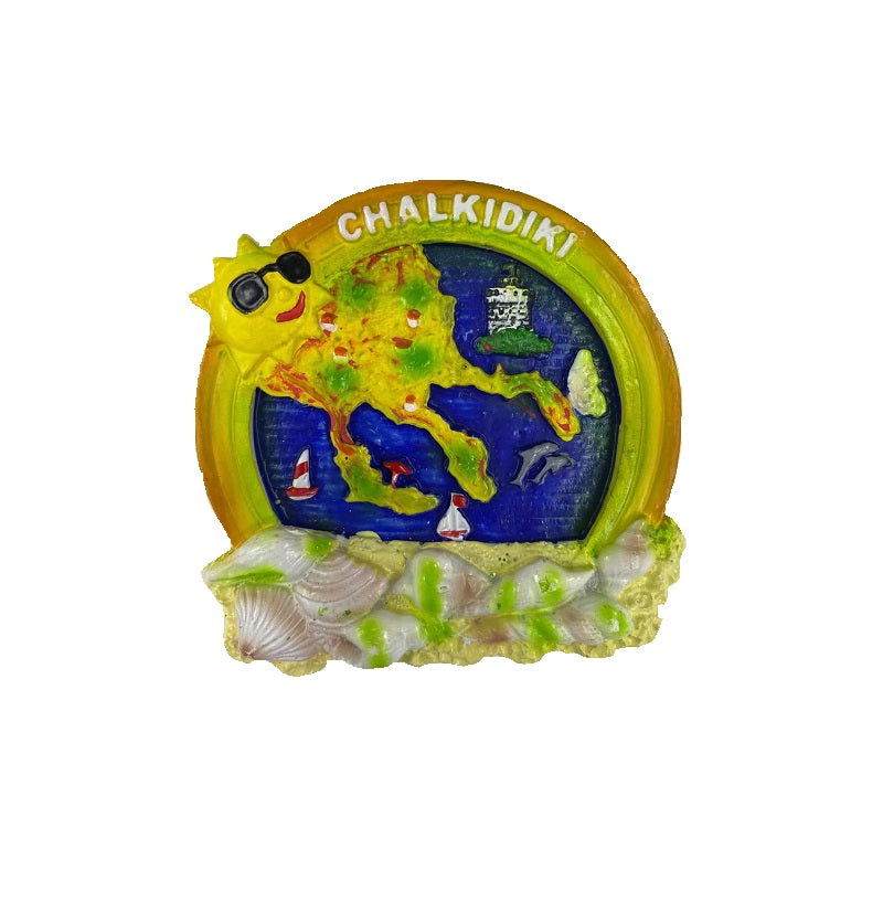Tουριστικό μαγνητάκι Souvenir – Σετ 12pcs - Resin Magnet - 678078 - iThinksmart.gr