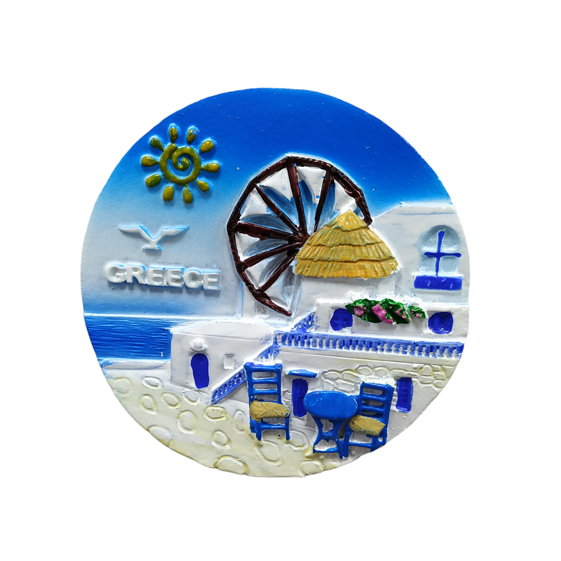 Tουριστικό μαγνητάκι Souvenir – Σετ 12pcs - Resin Magnet - 678232 - iThinksmart.gr