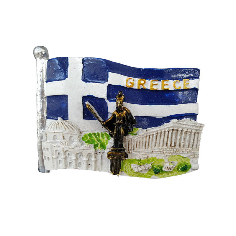 Tουριστικό μαγνητάκι Souvenir – Σετ 12pcs - Resin Magnet - Greece - 678004 - iThinksmart.gr