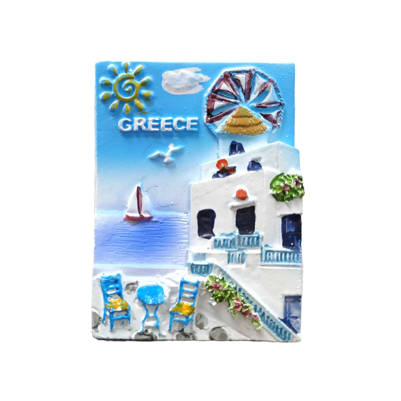 Tουριστικό μαγνητάκι Souvenir – Σετ 12pcs - Resin Magnet - Greece - 678261 - iThinksmart.gr